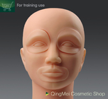 Çin uygulama makyaj sayfaları tedarikçisi Yeniden Kullanılabilir Kalıcı Makyaj Uygulama Cildi, Yumuşak Makyaj Manken Kafası