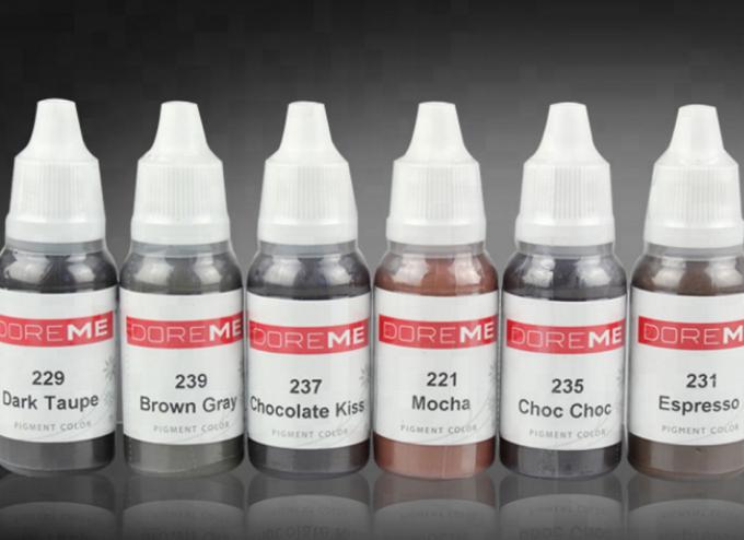 Non Toxic Permanent Makeup Pigments Harmless Natural Liquid Super Bright